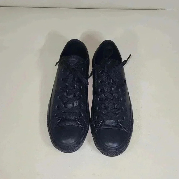 Converse all star black leather chucks - Picture 5 of 7